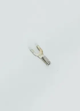 Ht-10054-p Hillsdale Terminal 22-18 Awg Non-insulated #4 Spade - Butted Seam 100/pkg
