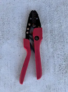 Ht-20596-p Hillsdale Terminal 9 Inch Heat Shrink Insulated Ratchet Controlled Crimper 20-8 Awg