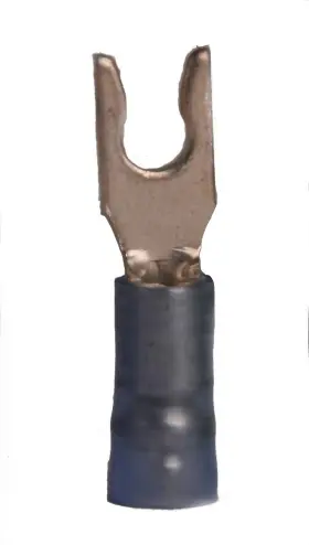 Ht-30141-b Hillsdale Terminal 16-14ga 3-pc Nylon With Sleeve Insulated #6 Snap Spade 1 000/bulk Pkg