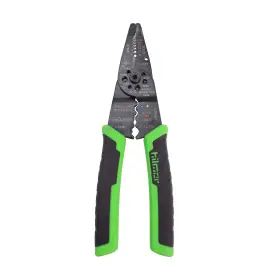1885424 Hilmor 8 Wire Stripper With Rubber Handle Grip Black Green Ws8