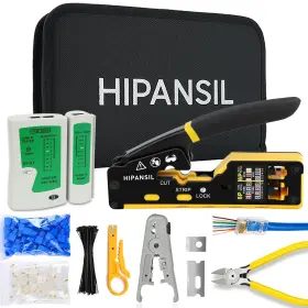 69f34f71dd929b3e29dace63 Hipansil Rj45 Crimp Tool Ethernet Crimper Kit With Carrying Case All In One Pass