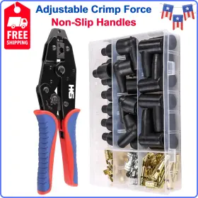 0212831 Hks Spark Plug Wire Crimping Tool For Ignition Cables Ratcheting Crimper Ergonomic