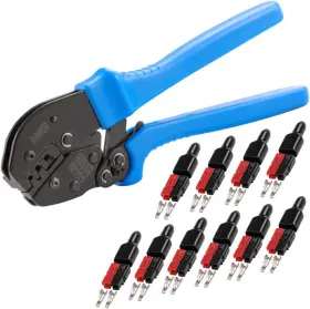 Ap-15 Hks Ratchet Powerpole Crimping Tool 31pcs Kit With 15a 30a 45a Power Connectors