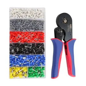 B0cwpj5wdg Hks Hex Ferrule Crimping Tool Kit Plier Awg 23-7 With 1900 Wire End-sleeves