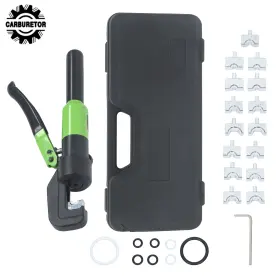 Hgf154828 Home-garden-fix Hydraulic Wire Crimper 6 Mt With Green 8 Dies Cable Lug Terminal Crimping Tool