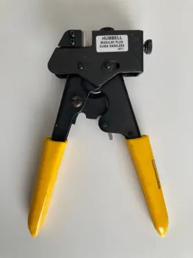 4211 Hubbell Cth8 Rj45 Modular Plug Snagless Crimp Crimping Tool With Die