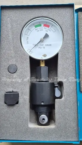 Pg-15 Huskie 6 Ton Pressure Force Test Gauge For Robo Hydraulic Crimper Crimping