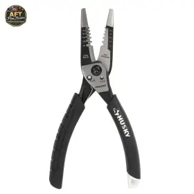 Husky 820909901471 7 Inch Wire Strippers - Heavy Duty Precision Ground