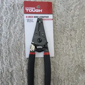 Hyper Tough 889526522810 6-inch Wire Stripper 20-10 Awg Black Sheath
