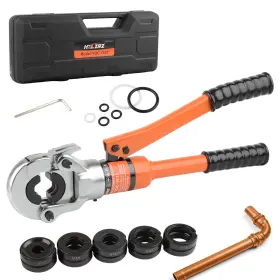 1632 Hzlzrz Yqc/1632 Hydraulic Copper Tube Fittings Crimping Tool With 1/2 3/5 3/4 4/5 1 Inch Mu