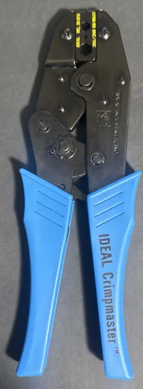 30-481 Ideal Nos Rare Professional Crimper Crimpmaster Full Cycle Ratchet Tool
