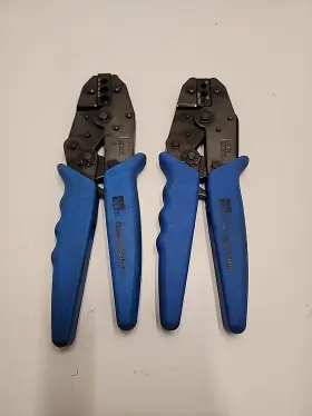 30-582 Ideal 30-503 Crimpmaster Lot 30-581 And Ratcheting Crimp Tool. Catv-f Rg59 Rg6