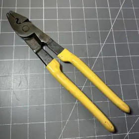 30-425 Ideal 30425 Rare 10 Inch Multi-crimp Pliers Tool - Yellow Dipped Grip Usa Made