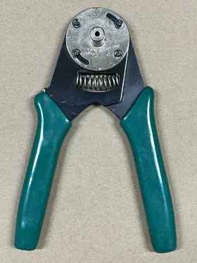35-466 Ideal Hand Crimp Tool 4-way Indent Round Pin 20-26 Awg Green