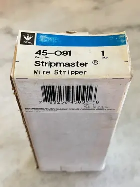 45-091 Ideal New #45-091 Stripmaster 6-1/2 In Wire Stripper 10 To 18 Awg