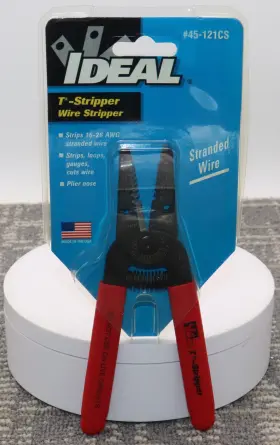 45-121cs Ideal T Stripper Wire New Strips 16-26 Awg Stranded