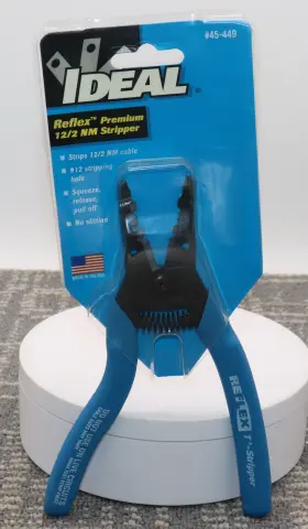 45-449 Ideal Reflex Premium 12/2 Nm Stripper New Strips Cable