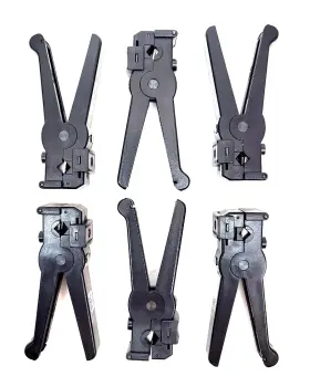 45-520 Ideal Coax Cable Stripper Rg-6 Rg-59 3 Adjustable Blades W Allen Wrench Lot Of 6