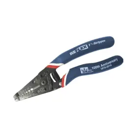 45-619 Ideal Reflex Super T -stripper Wire Stripper - Red White And Blue