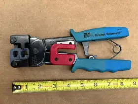 30-696 Ideal 783250208135 Ratchet Telemaster Crimp Tool Stripper And Cutter
