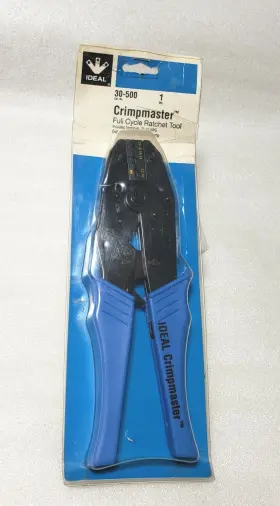 Ideal 783250305001 30-500 Crimpmaster Crimp Tool 22-10 Awg Cable Interchangeable Die Set N W