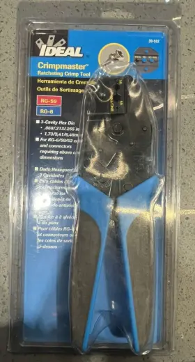 30-502 Ideal 783250305025 Crimpmaster Ratchet Crimp Tool
