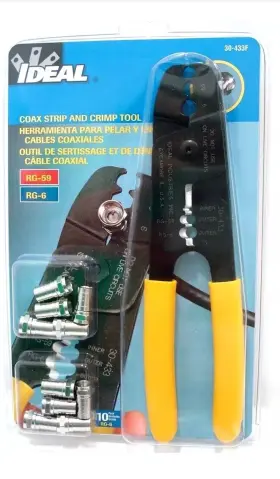 Ideal 783250810758 Stripping And Crimping Tool Wire Stripper Kit