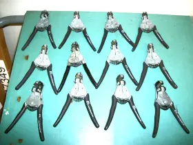 Lb0883 Ideal Lb9014 Lot Of 12 - Custom Stripmaster Wire Crimper/strippers
