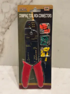 2383 Iit Tools - Crimping Tool With 24 Connectors 25pcs New Free Shipping
