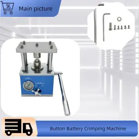 Kk-057268 Illusiyame Hydraulic Manual Button Battery Coin Cell Crimping Machine 1 Set Cr20 Mold