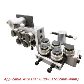 056949 Intbuying 2-4mm Wire Cable Straightening Machine Straightener With 10 Straighten Wheels