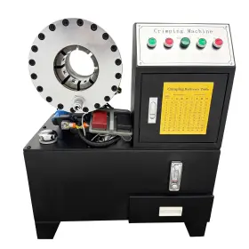 057133 Intbuying Hydraulic Circular Tube Shrinking Machine Rubber Pressing 220v