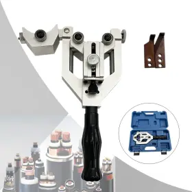 As-029110 Intbuying Kbx-65 Manual Wire Stripper 35-65mm Diameter Two Blades Multi-function Tool