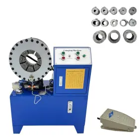Intbuying Cr-057383 Hydraulic Hose Crimping Machine 0.2-4 Inch Tube Crimper With 14 Sets Of Dies 220v