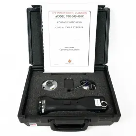 T0k-000-000x Itt Cannon Portable Hand Held Coaxial Cable Striper -n