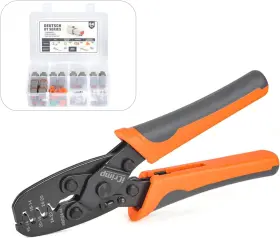 Iwiss 445035599502 Icrimp Open Barrel Terminal Crimper C/w 2 Way Deutsch Dt
