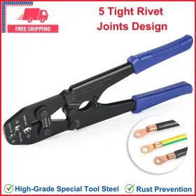 Iwiss 8099713 Icrimp Iws-8200a Battery Lugs And Open Barrel Connectors Crimping Tools Steel