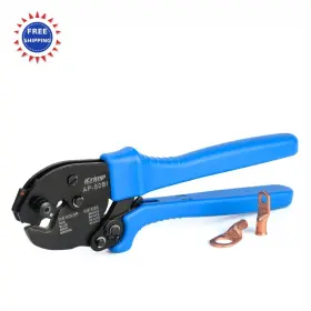 Ap-50bi-us Iwiss Icrimp Ap 50bi Battery Cable Ring Terminal Crimper 8 6 4 2awg Copper Lugs