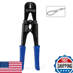 B0822g57dr Iwiss Icrimp Swaging Tool Wire Rope Crimping Tools Aluminum Copper Duplex Hourglass Sl