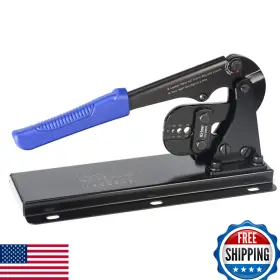 B08lk4wskp Iwiss Icrimp Bench Swaging Tool For Aluminum Wire Rope End Duplex And Oval Sleeves 3/64