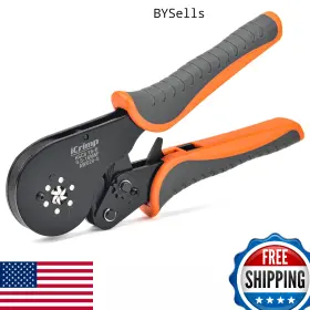 B08x4fx4bb Iwiss Icrimp Hexagonal Ratchet Crimper For End Sleeves And Ferrules 0.5-16mm2 Awg 20-5