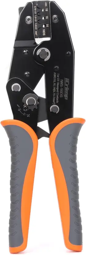 Iwiss Tools 445013948902 Icrimp Deutsch Ratchet Crimp Tool With Precise Positioning Open Barrel Crimper
