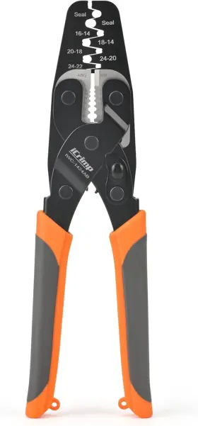Hu-xi-128 Iwiss Tools Icrimp Open Barrel Terminal& Weather Pack Terminal Crimper For Awg 24-14