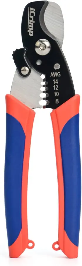 Icp-065 Iwiss Tools Icrimp Wire Stripper Cable Cutter 2 In 1 Multifunction Cutting Tool Strippi