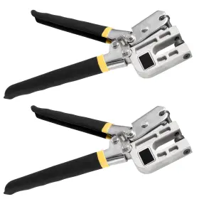 Jeuihau 746433639638 2 Pack 10 Inch Stud Crimper Pliers Single Hand Punch Lock Crimpe