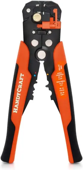 Jolitee 445002830812 Handycraft 5-in-1 Wire Stripper Cutter And Crimper Automatic Stripping Tool For