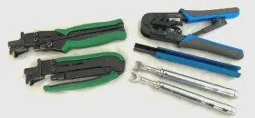 Sar-300 Jonard Sargent Cable Pro & Ripley Lot Of 6 Tools Uc-864 Coaxial Compression Crimpers Wrench