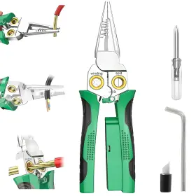 Joqqo 556645745208 8 In 1 Wire Stripper With Voltage Tester Multi-function Cutting And Pulling