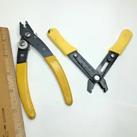 P-3088 K. Miller & Klein Tools Vintage Lot 2 And Model 1003 Wire Strippers Set Usa