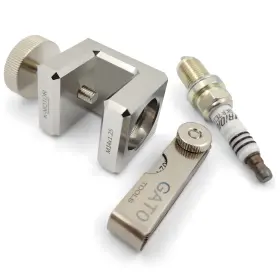 Sg-14blk K-motor Performance Spark Plug Gap Tool With Feeler Gauge M14 X 1.5 Stainless Steeltttt